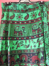 Load image into Gallery viewer, Cotton Handprinted Wrap Skirt