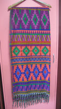 Load image into Gallery viewer, Colourful Aztec Style Shawl