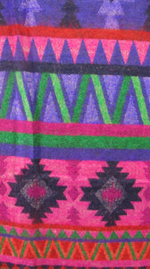 Colourful Aztec Style Shawl