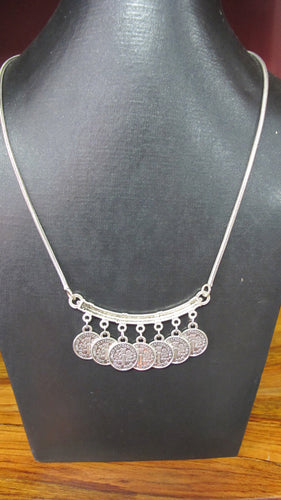 Tribal India small coin necklace