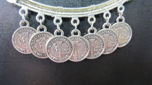 Tribal India small coin necklace