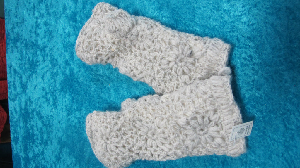 Crochet Wool Handwarmers