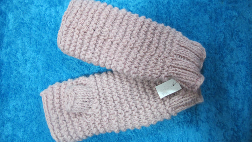 Chunky Wool Garter Stitch Handwarmers