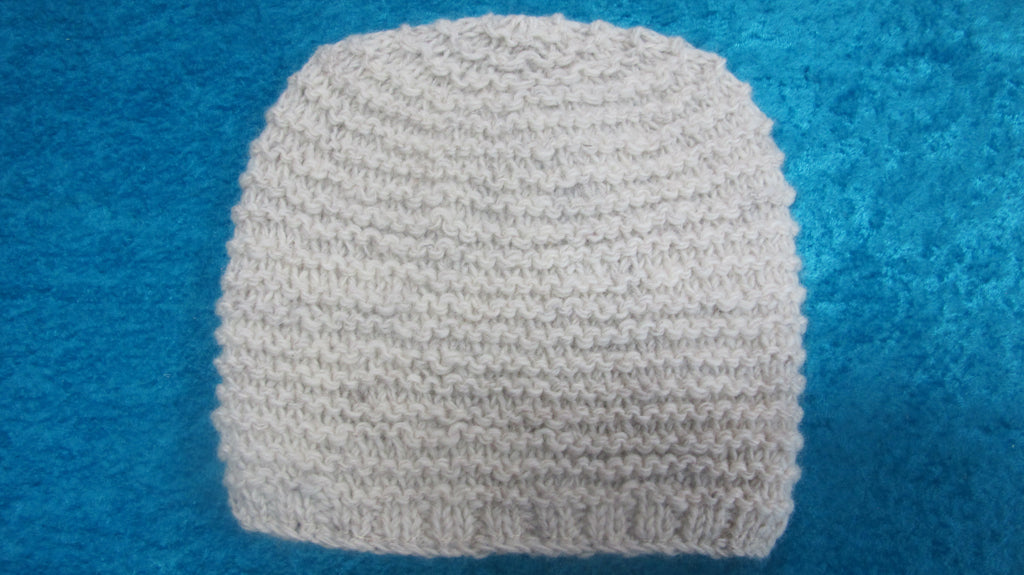 Chunky Wool Garter Stitch Beanie