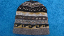 Load image into Gallery viewer, Fair Isle Handknit Wool Beanie