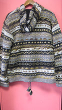 Load image into Gallery viewer, Handknit Fair Isle Wool Jacket With Hood