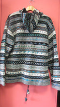 Load image into Gallery viewer, Handknit Fair Isle Wool Jacket With Hood