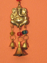 Load image into Gallery viewer, Small Brass Ganesh bell