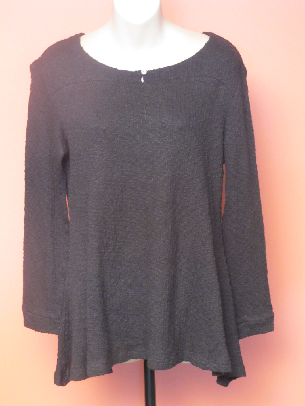 Stretch Boucle Cotton Long Top