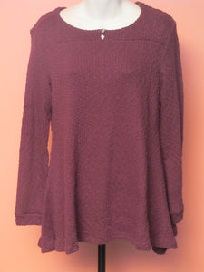 Stretch Boucle Cotton Long Top