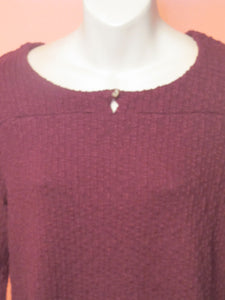 Stretch Boucle Cotton Long Top