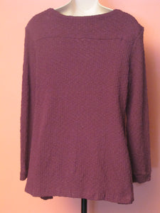 Stretch Boucle Cotton Long Top