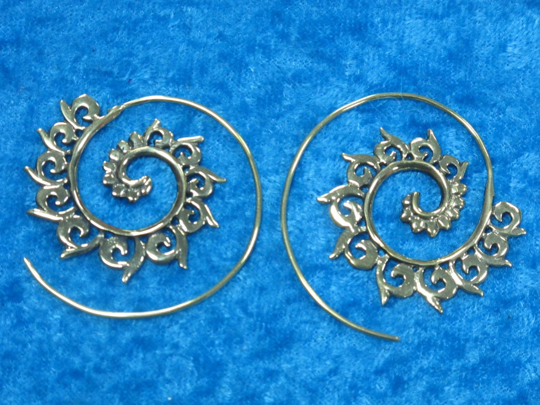 Brass Tribal Earrings