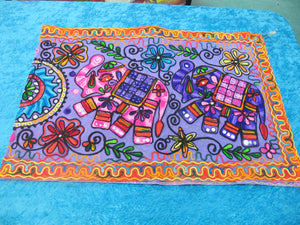 Indian Elephant Table Runner/Wall Hanging