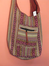 Load image into Gallery viewer, Cotton Stripe Shoulder Bag