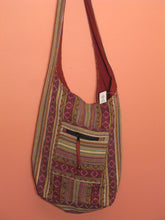 Load image into Gallery viewer, Cotton Stripe Shoulder Bag