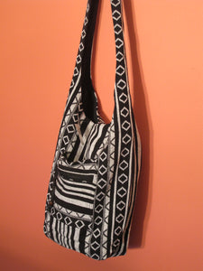 Cotton Stripe Shoulder Bag