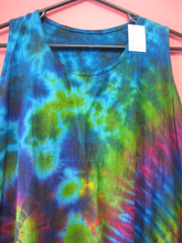 Load image into Gallery viewer, Cotton Tiedye Pinafore Dress