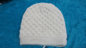 Handknitted wool beanie